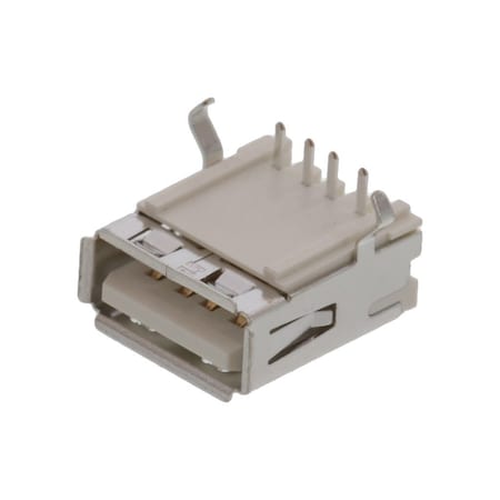 Molex Usb Connector, 4 Contact(S), Female, Right Angle, Solder Terminal, Locking, Receptacle 676433910